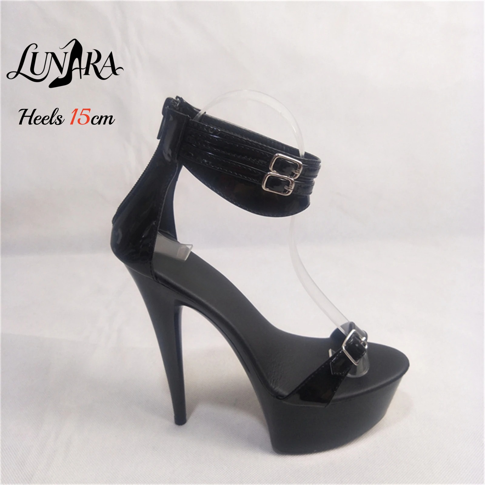 15cm Black Patent PU High Heel - огляд і ціна Table Tennis Double