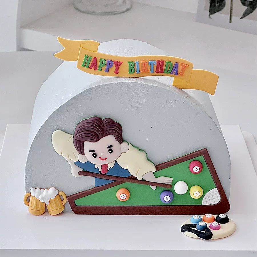 Billiard Cake Birthday Decorat - огляд і ціна Table Tennis Games